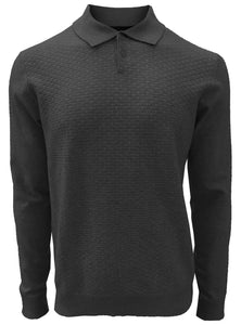 POINT ZERO POLO SWEATER CASHMERE-FEEL FINE-GUAGE