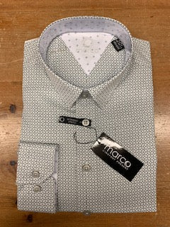 Marco Long Sleeve Dress Shirt with Stretch