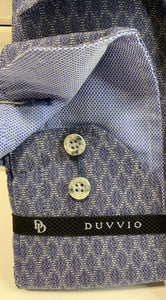 L/S DUVVIO FANCY DRESS SHIRT 100% COTTON